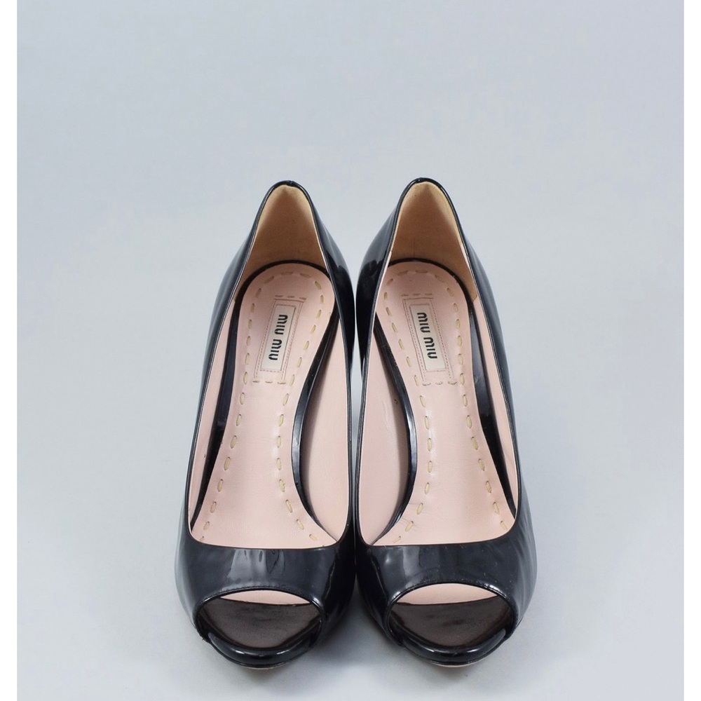 Gorgeous Miu Miu peep toe shoes